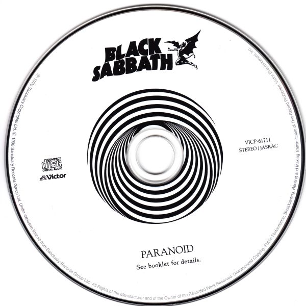 CD, Black Sabbath - Paranoid